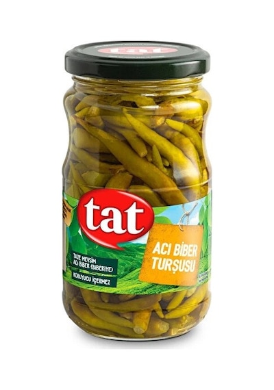 Tat Acı Biber Yakan Turşu 330 Gr Cam X 3 Adet