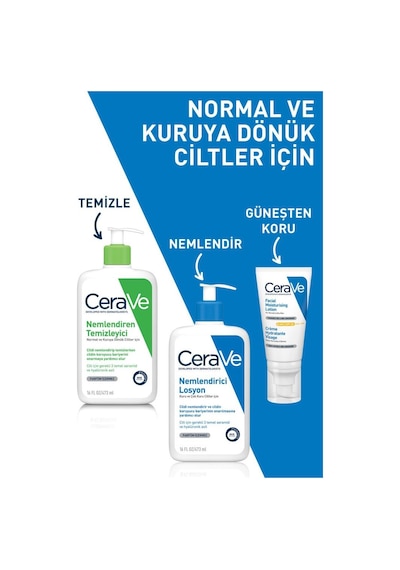 Cerave Nemlendiren Temizleyici 473 Ml- 2 Adet- Skt: 12 M