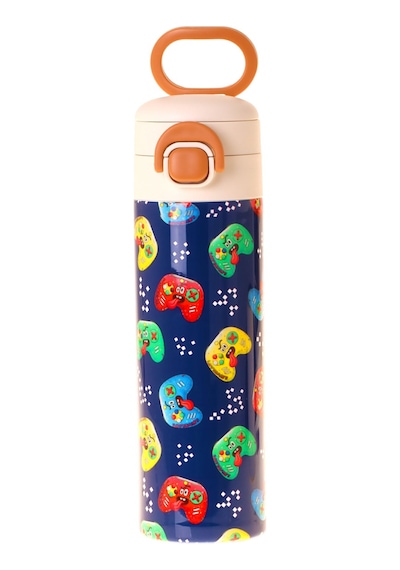 Kaukko Kids 520 Ml Good Game Baskılı Lacivert - Kırmızı Erkek Çocuk Çelik Termos Matara Çift İçim Kilitli Kapak - L5392 Kaukko Kids 520 Ml Good Game Baskılı Lacivert - Kırmızı Erkek Çocuk Çelik Termos Matara Çift İçim Kilitli Kapak - L5392