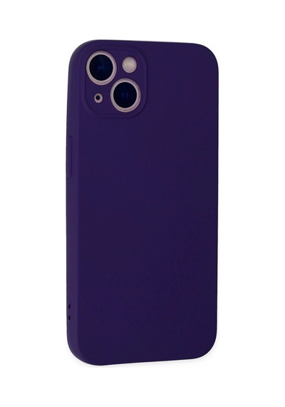 Newface Apple iPhone Uyumlu 13 Mini Kılıf Nano İçi Kadife Silikon Glblseme - 84 - Mor