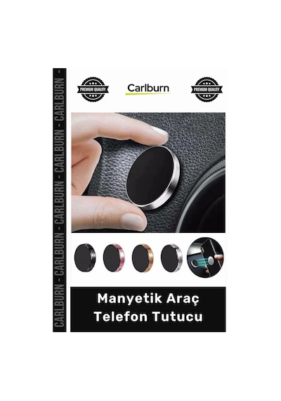 Özel Üretim Metal Güçlü Mıknatıs 360 Derece Kompakt Tasarım  Manyetik Araç Telefon Tutucu