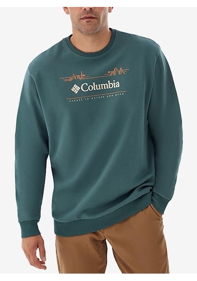 Columbia Cs0329 Csc M Nature And Back Crew Sweatshirt Erkek Sweatshirt Mavi