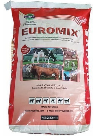 Royal Euromix Torba Mayalı Toz Yem Katkısı 25 Kg