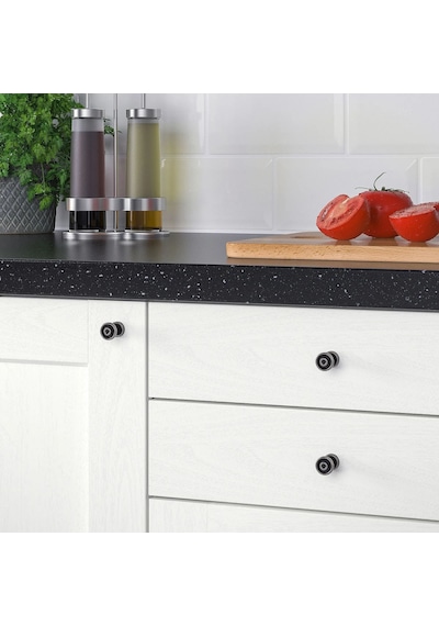 Ikea Skruvshult 2'li Mobilya Kulpu 18 Mm Siyah - Gri Çok Renkli