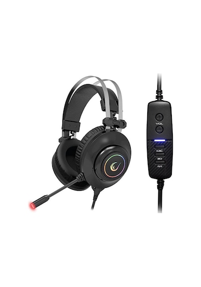 Rampage RM-K1 Pulsar 7.1 Surround RGB Işık Efektli Titreşimli Oyuncu Kulaklığı