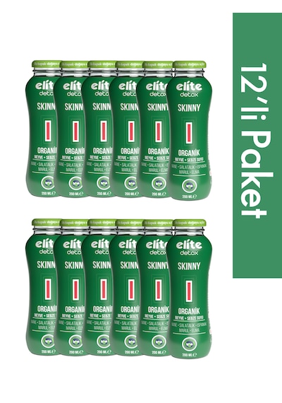 12'li Organik Skinny %100 Meyve-sebze Suyu 200 Ml