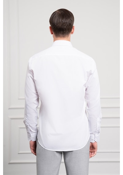 Morven Erkek Beyaz Basic Regular Fit Sert Yaka Cepli Gömlek 25mc004032600 Beyaz Beyaz