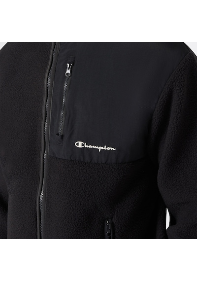 Champion Full Zip Top Erkek Siyah Sweatshirt 223003 2800282