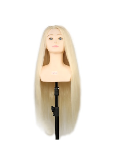 Omuzlu Kuaför Eğitim Mankeni / Yaki + Masa Aparatı / Platin - Elm-01-739487 Çok Renkli