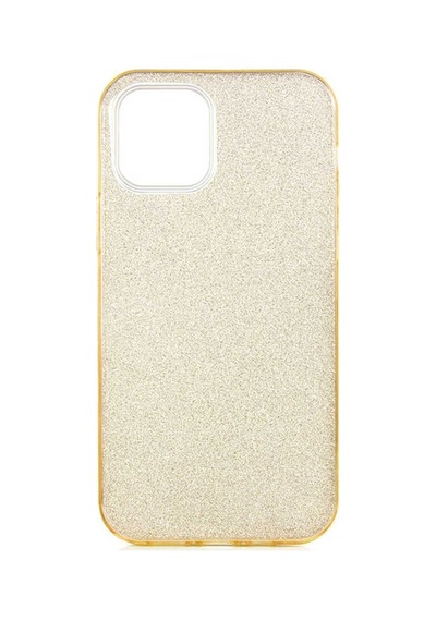Apple Uyumlu iPhone 12 Pro Max Kılıf Zore Shining Silikon Gold