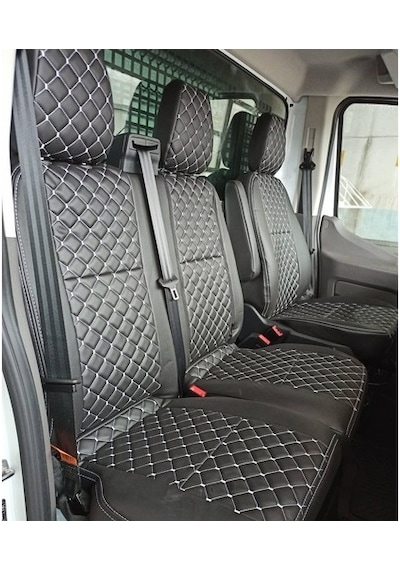 Ford Transit 2021 Araca Özel Deri Tek Kabin Oto Koltuk Kılıfı (500520671)