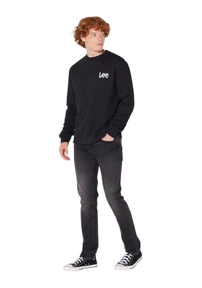 Erkek Bısıklet Yaka Sweatshırt Lee.l232518001 Sİyah