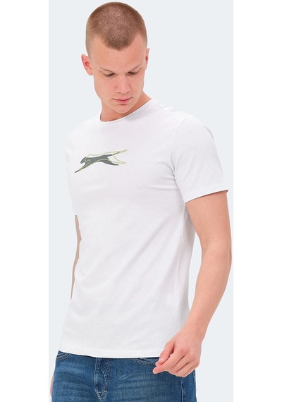 Slazenger VEDRAN KTN Erkek  Beyaz Tişört