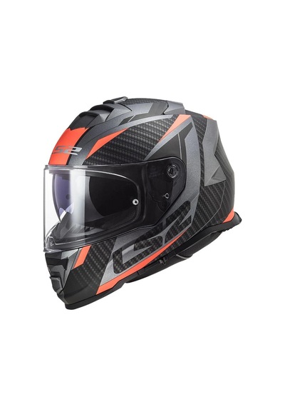 Ls2 Storm 2 Racer Mat Tıtanıum Orange Kask Renkli