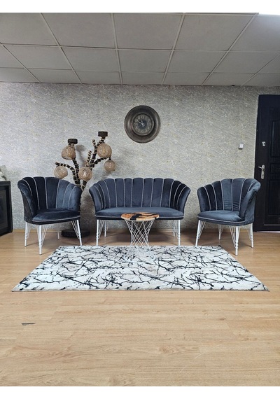 Zafir Beyaz Boyalı Tel Ayak Papatya Çay Seti Koltuk Takımı , Balkon, Salon, Ofis, Cafe Koltuk Takımı Füme Zafir Beyaz Boyalı Tel Ayak Papatya Çay Seti Koltuk Takımı , Balkon, Salon, Ofis, Cafe Koltuk Takımı Füme