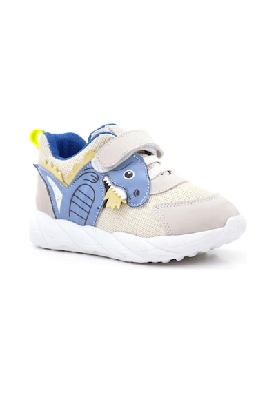 Rakerplus Barefoot Krem Dinazorlu Cırtlı Lastikli Çocuk Spor Ayakkabı Gri