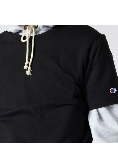 Champion Relaxed Fit Erkek Siyah T-shirt 220761 2800282
