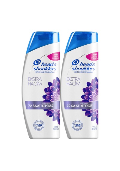 Head & Shoulders Ekstra Hacim Kepeğe Karşı Karşı Etkili Şampuan 2 x 350 ML
