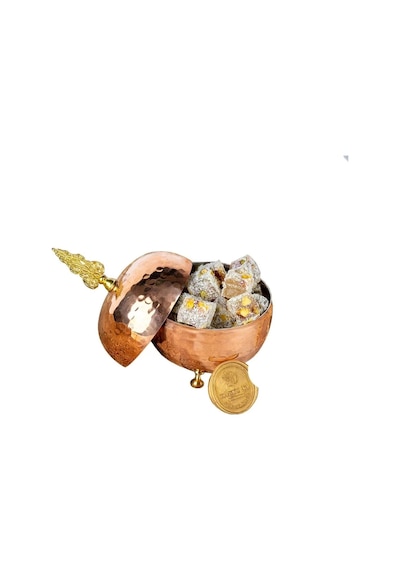 Kabuk İçi Kuruyemiş Çifte Kavrulmuş Hindistan Cevizli Antep Fıstıklı Lokum 1 KG