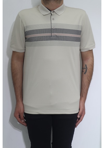 Santa Dmctekstil Erkek Desenli Spor Kesim Rahat Kalıp Polo Yaka Düğme Kapamalı T-shirt Koyu Bej Santa Dmctekstil Erkek Desenli Spor Kesim Rahat Kalıp Polo Yaka Düğme Kapamalı T-shirt Koyu Bej
