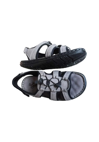 Dr.Soft Erkek Deri Sandalet 024-0044 - Gri