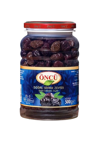 3 Adet Öncü Siyah Yağlı Zeytin 261-320 M-s 500 G