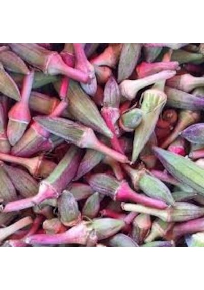 100 Adet Tohum Kınalı Bamya Tohumu Bamya Tohumu