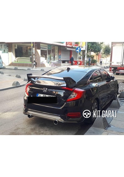 Kit Garaj Honda Civic Fc5 Turbo Arka Tampon Ek Arka Ek 2016-2021 Boyasız