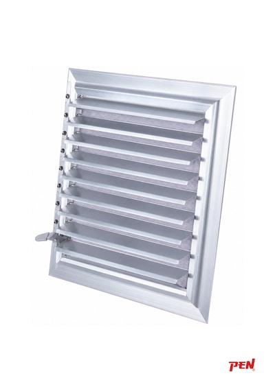 Alüminyum Banyo Wc Havalandırma Menfezi 44x44 Eloksallı Seri