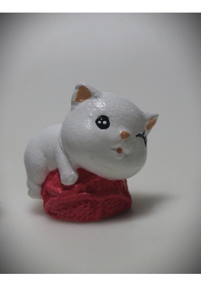 Tedi Sanat Kedi Biblo Dekoratif 3 Lü