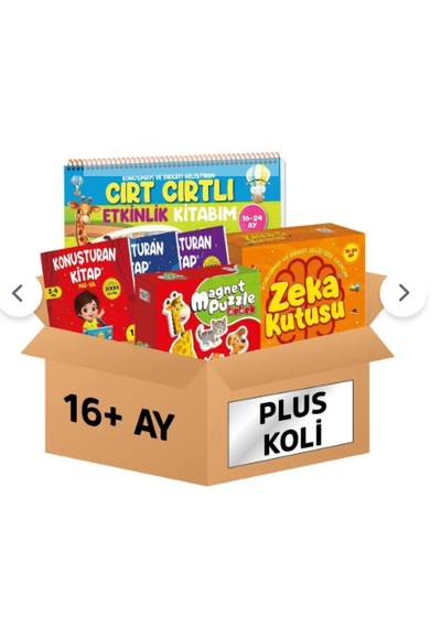 Yükselen Zeka 16+ Ay Plus Koli - 16 Ay Üstü Aktivite Kitap Seti