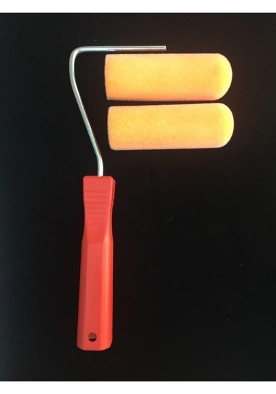 Genel Iz Bırakmayan Kadife Kaplı Rulo Set + 2 Adet Kadife Kaplı Rulo 10 Cm + Rulo Sapı 27 Cm Tek Ebat Unisex