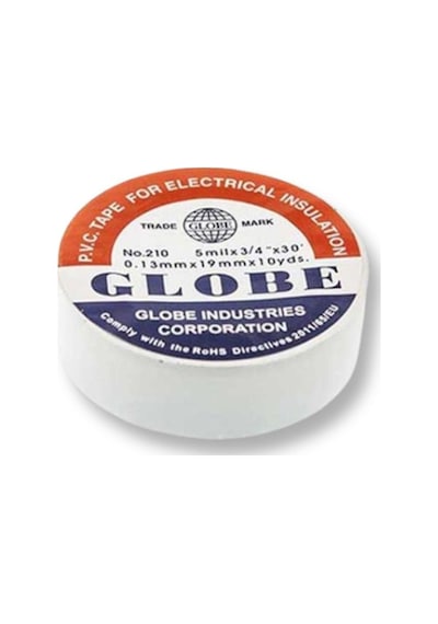 Globe Beyaz Elektrik İzole Bant 1 Adet