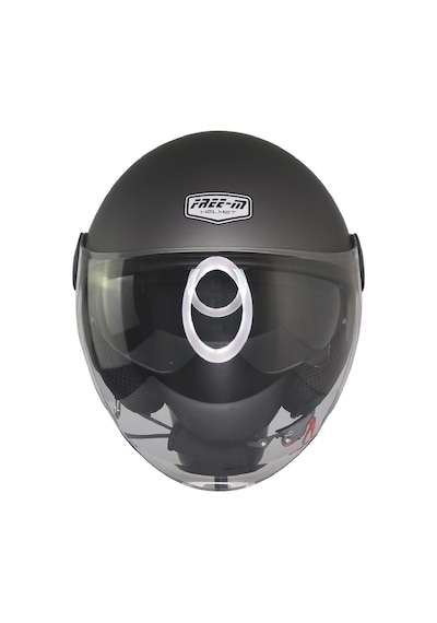 Fr-612 Mat Gri Yarım Kask Güneş Vizörlü