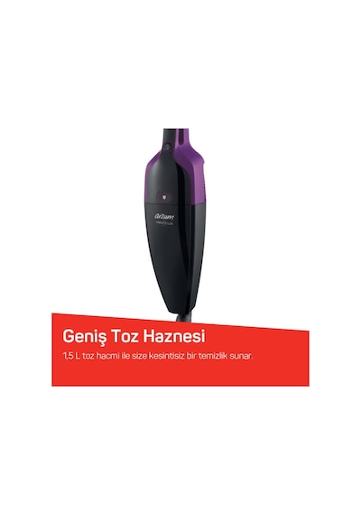 Arzum AR4075 Pronto Lux 2‘si 1 Arada 800 W 1.5 LT Toz Hazneli Dikey Elektrikli Süpürge