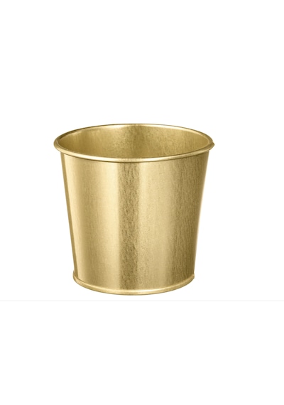 Ikea Daıdaı Çelik Saksı, Pirinç Rengi, 9 Cm -