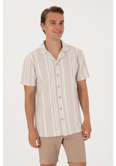 U.s. Polo Assn. Erkek Bej Gömlek Örme 50306895-vr011 Bej