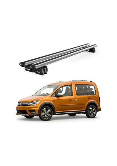 Pençe Volkswagen Caddy 2015 Ve Sonrası Uyumlu Gri Ara Atkı Port Bagaj Tavan Barı