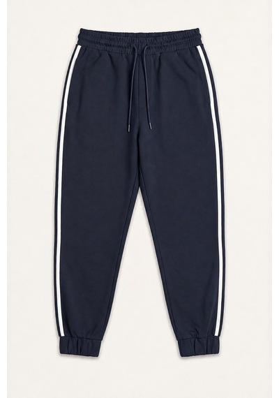 Defacto Regular Fit Yan Biyeli Lastikli Paça Jogger Eşofman Altı E9665ax26aunv146 Lacivert-nv146