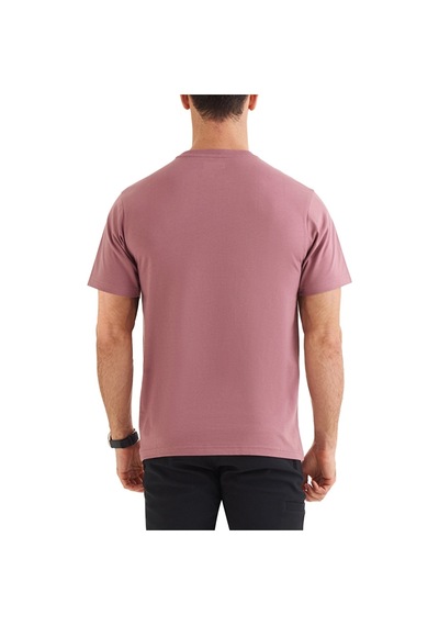 Columbia Csc Bar Split Graphic Kısa Kollu Erkek T-shirt Kırmızı Cs0121-609 Pembe