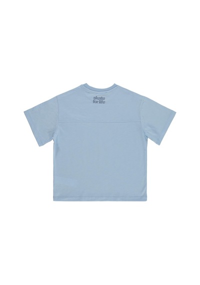Civil Boys Basic Flamlı 6-9 Yaş Tişört - Mavi