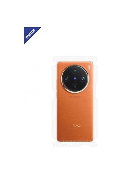 Vivo X100 Pro Mat Arka Ve Yan Koruyucu Poliüretan Film