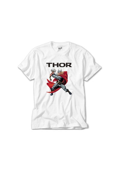 Thor Character Animation Beyaz Tişört Beyaz