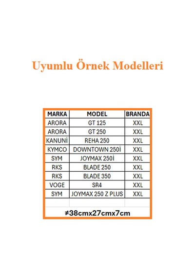 Proofmoto Universal Sele Brandası XXL - XX Large - ÇiftX Large Branda