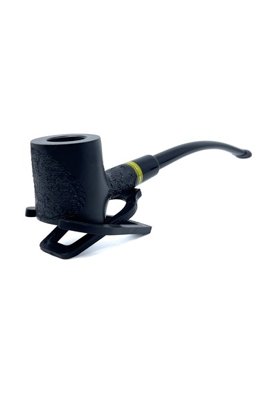 Dapper Churchwarden Okuma Piposu 9 Mm Filtreli Gül Kökü - Siyah 3768