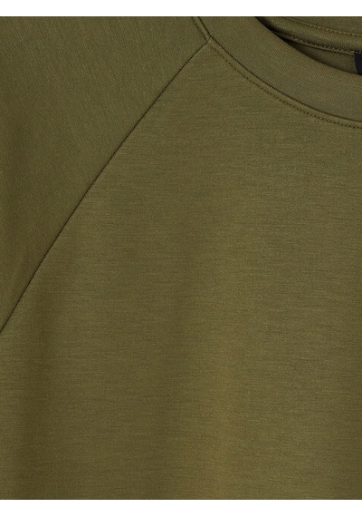 LC Waikiki Lc Waıkıkı Haki Soft Touch Oversize Kadın Sweatshirt