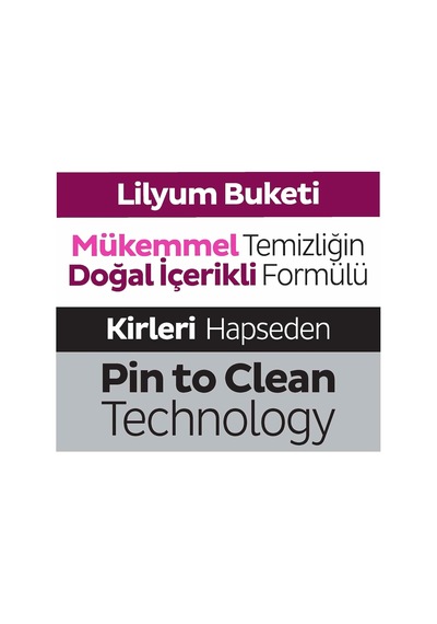 Easy Clean Lilyum Buketi Yüzey Temizlik Havlusu Çanta Boy 20 Yaprak 1000'li Set