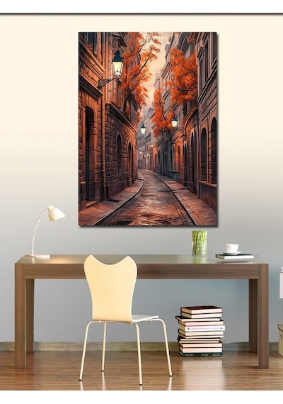 Kanvas Tablo Retro Sokak Arası 50cmx70cm