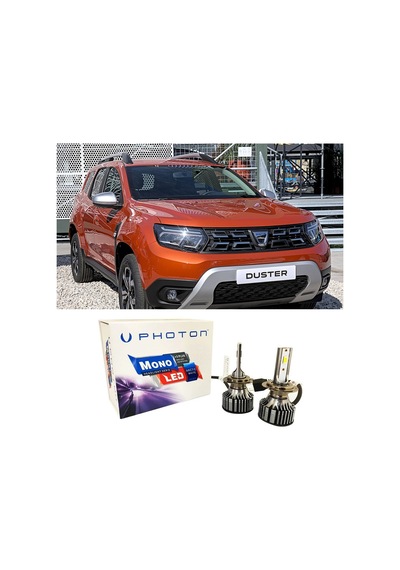 Dacia Duster 2 Led Xenon Uzun Far Ampulü H1 Mono Yeni Seri Beyaz 2018+
