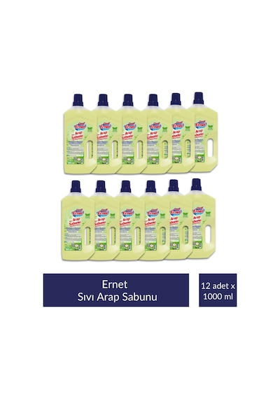 Ernet Sıvı Arap Sabunu 1 Lt X 12 Adet Tekli